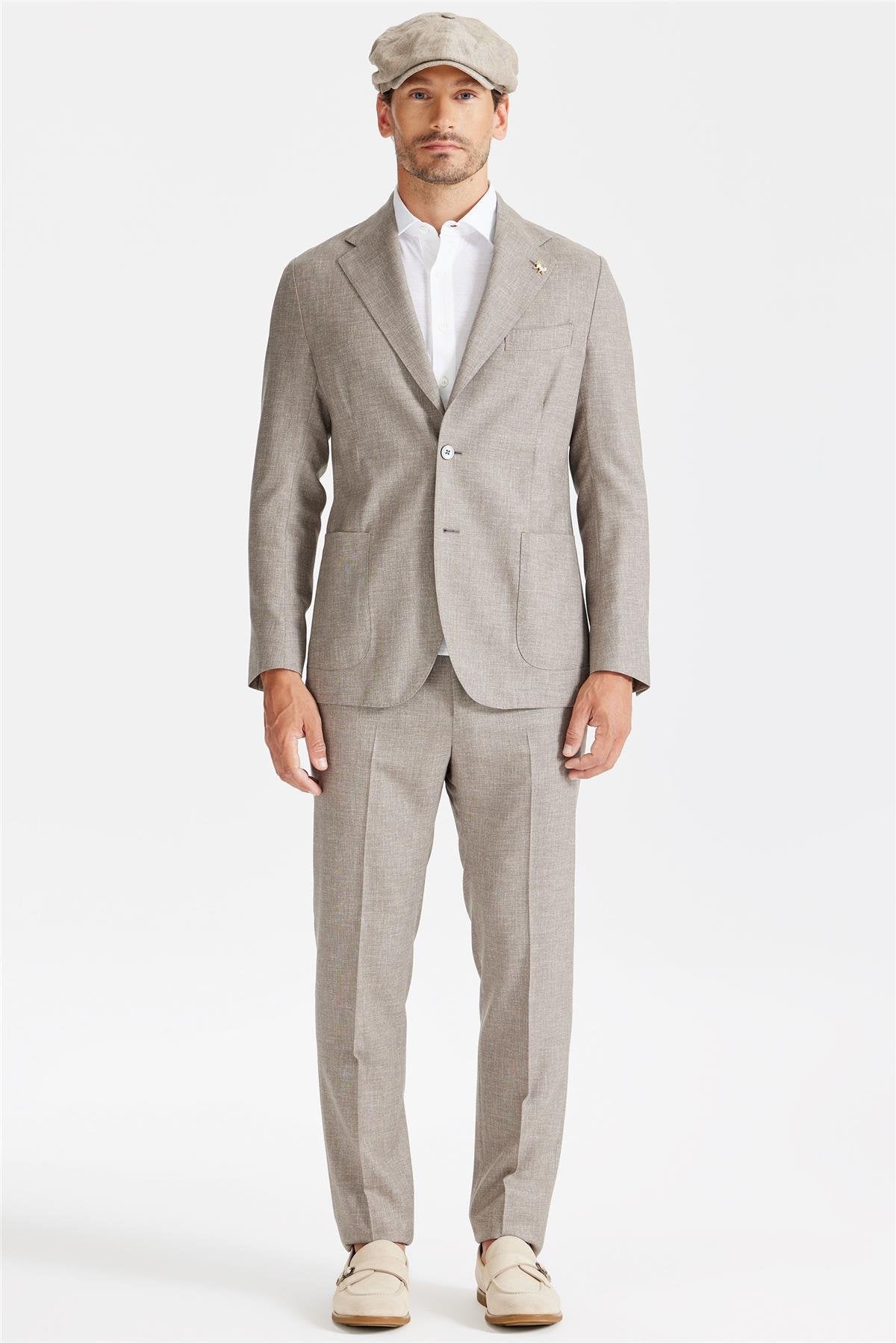 Kahverengi Yün Takım Elbise - Image 2