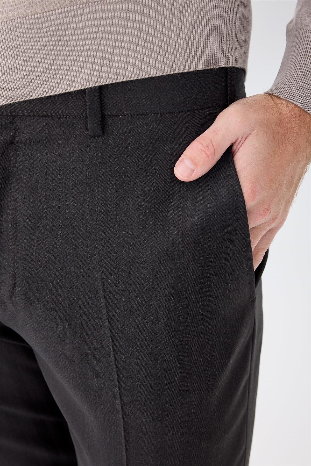 Kahverengi Zero Gravity Yün Takım Elbise - Image 4