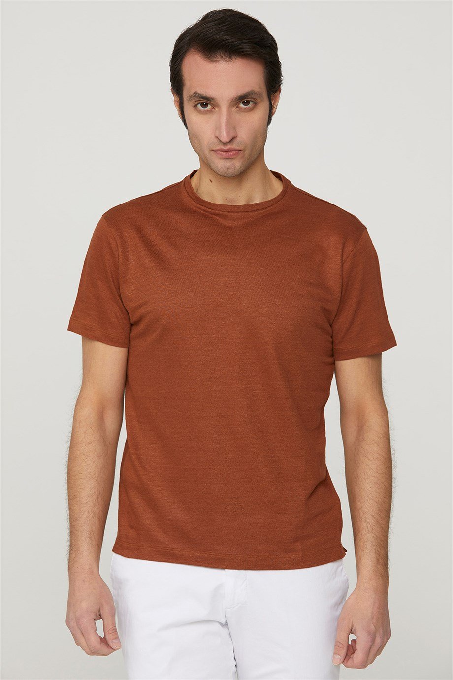 Keten Kiremit Renk Triko - Image 1