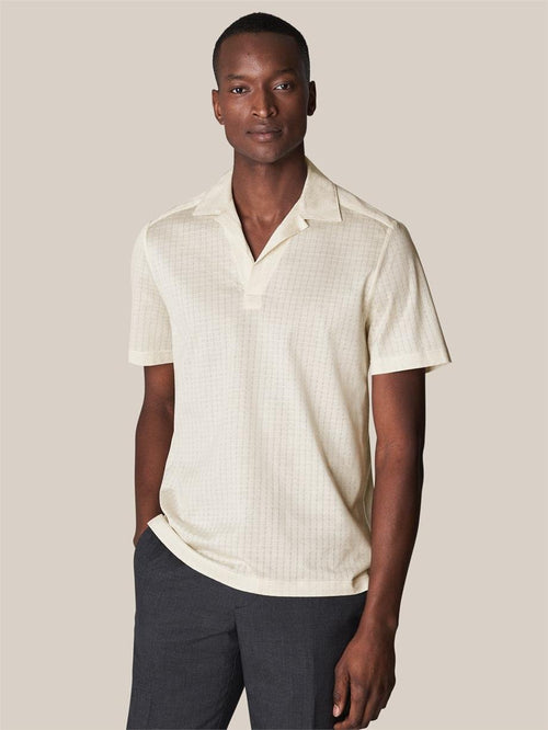 Kırık Beyaz Filo Di Scozia Polo Gömlek - Image 1