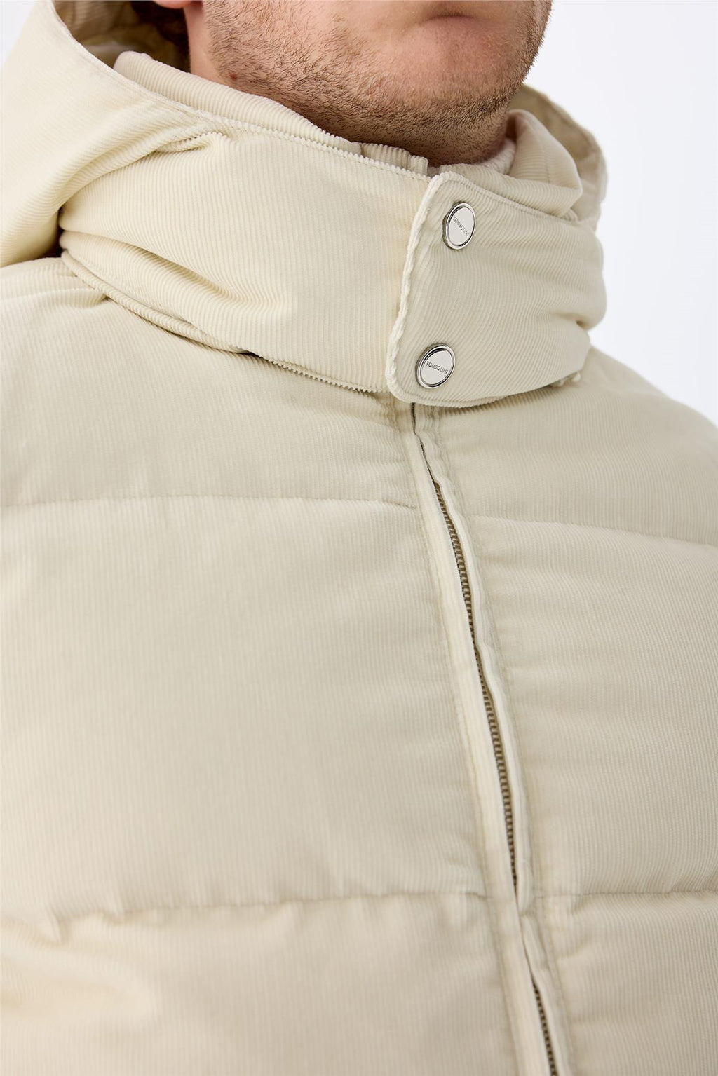 Kırık Beyaz Kadife Mont - Image 3