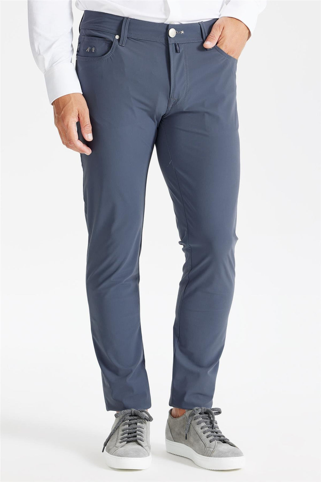 Koyu Gri 5 Cep Teknik Pantolon - Image 3