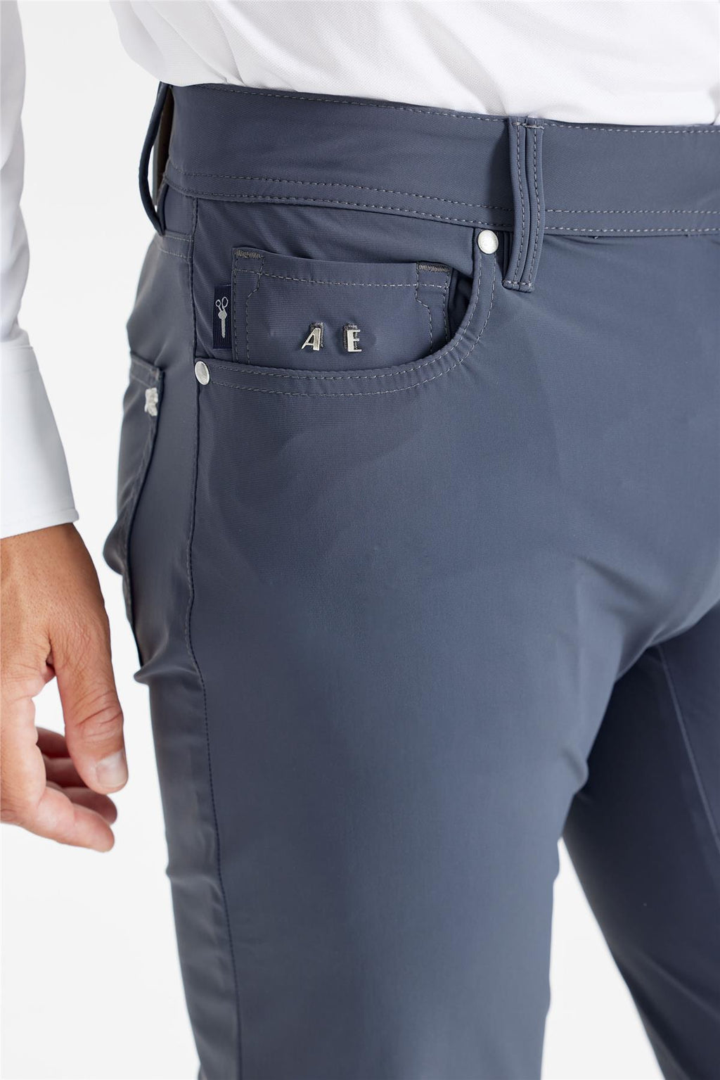 Koyu Gri 5 Cep Teknik Pantolon - Image 5