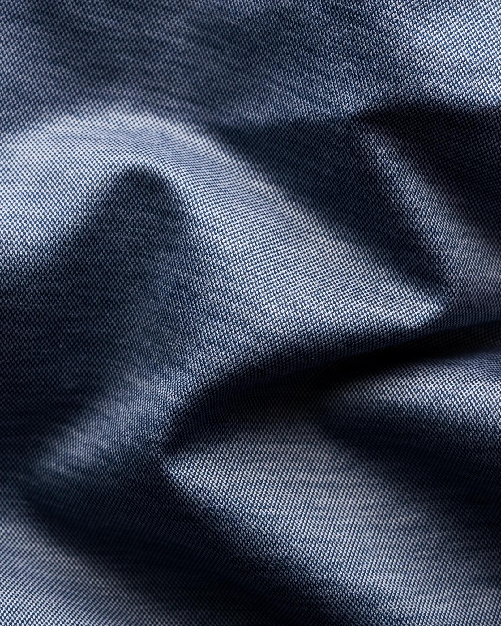 Koyu Mavi Contemporary Filo Di Scozia Gömlek - Image 5