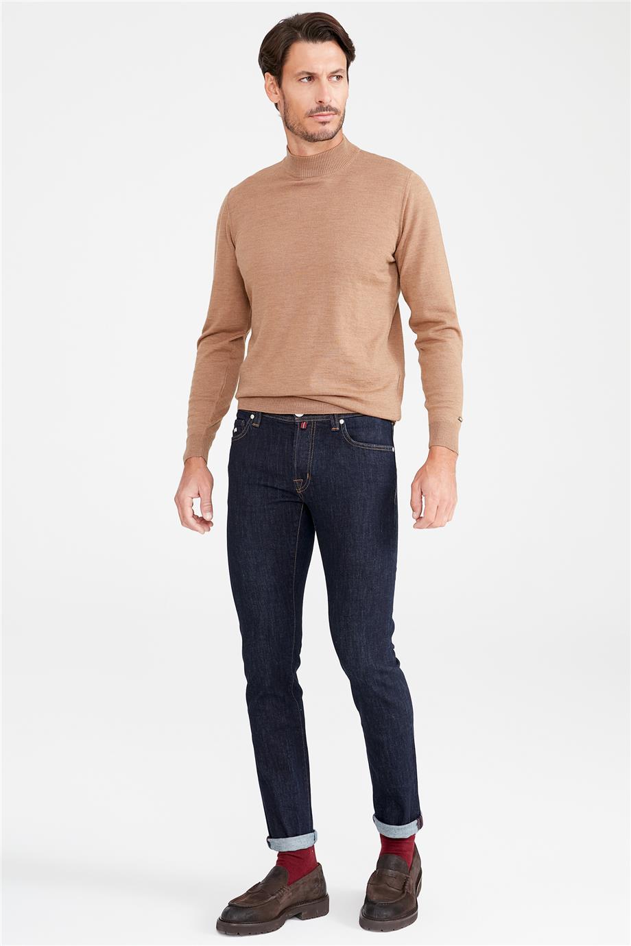 Koyu Mavi Denim Pantolon - 15
