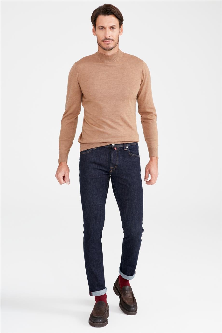 Koyu Mavi Denim Pantolon - Image 5