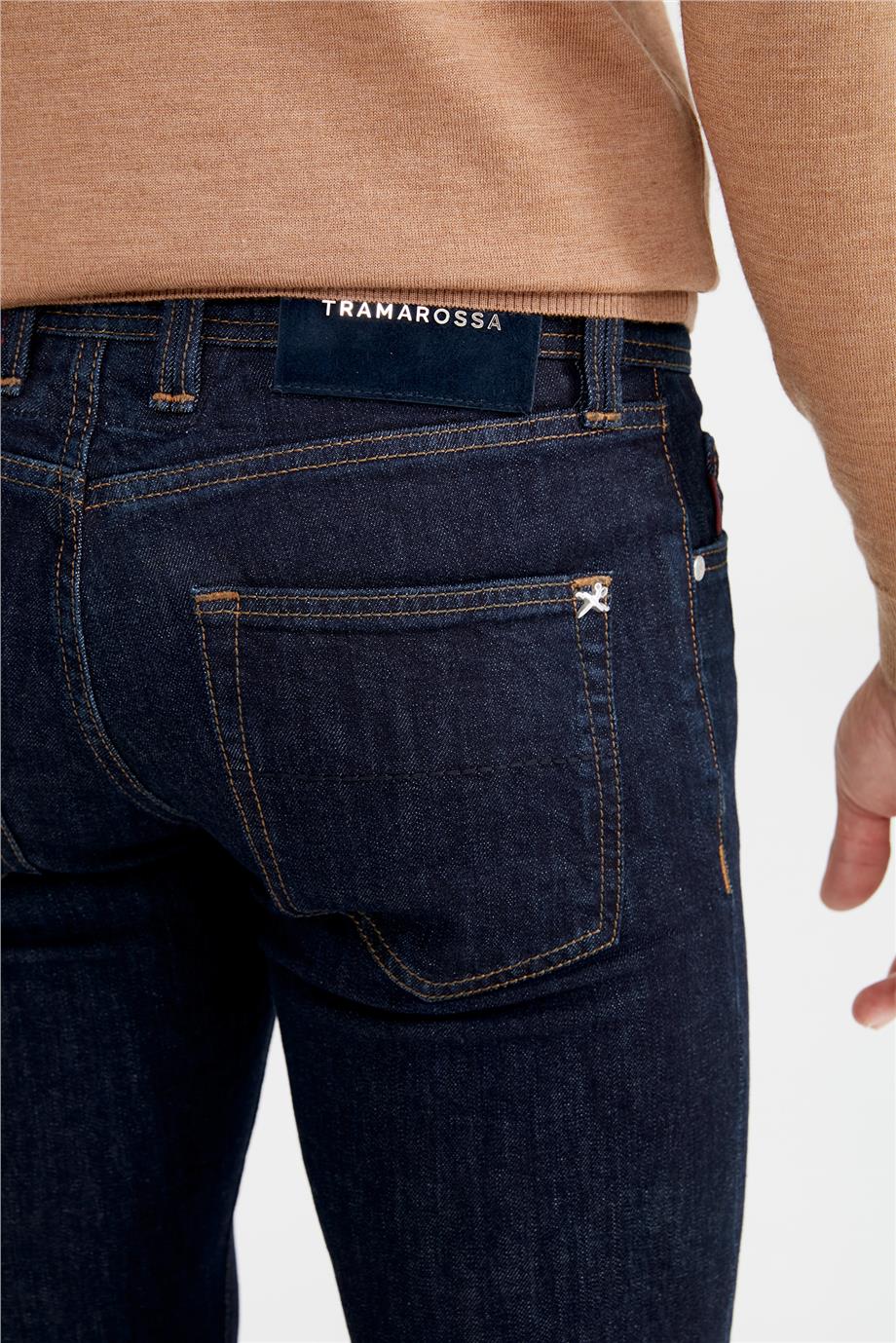Koyu Mavi Denim Pantolon - 13