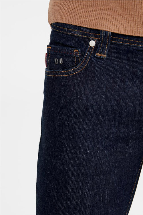 Koyu Mavi Denim Pantolon - 10
