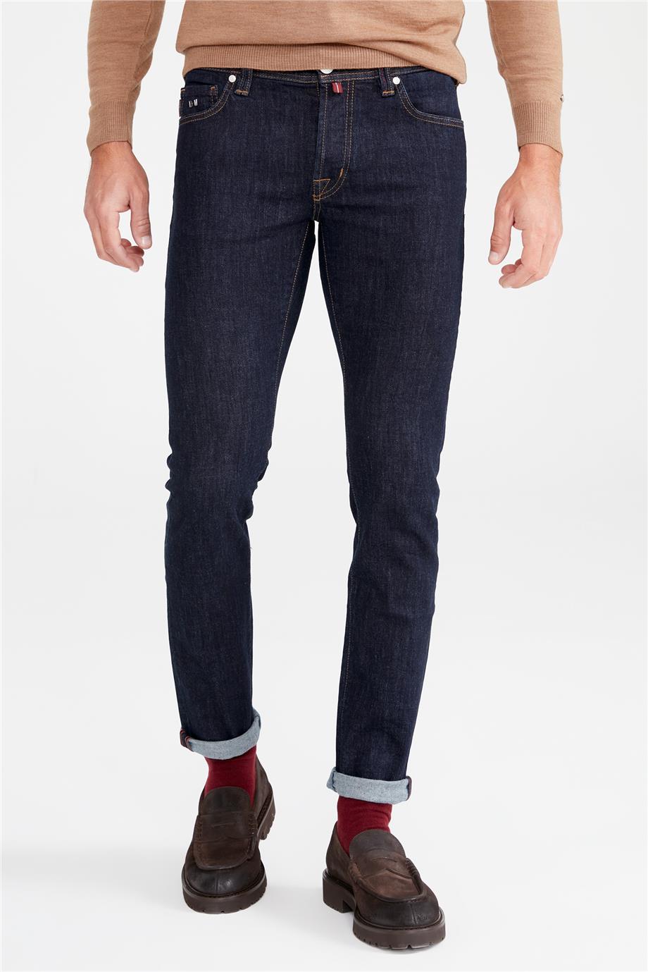 Koyu Mavi Denim Pantolon - 14