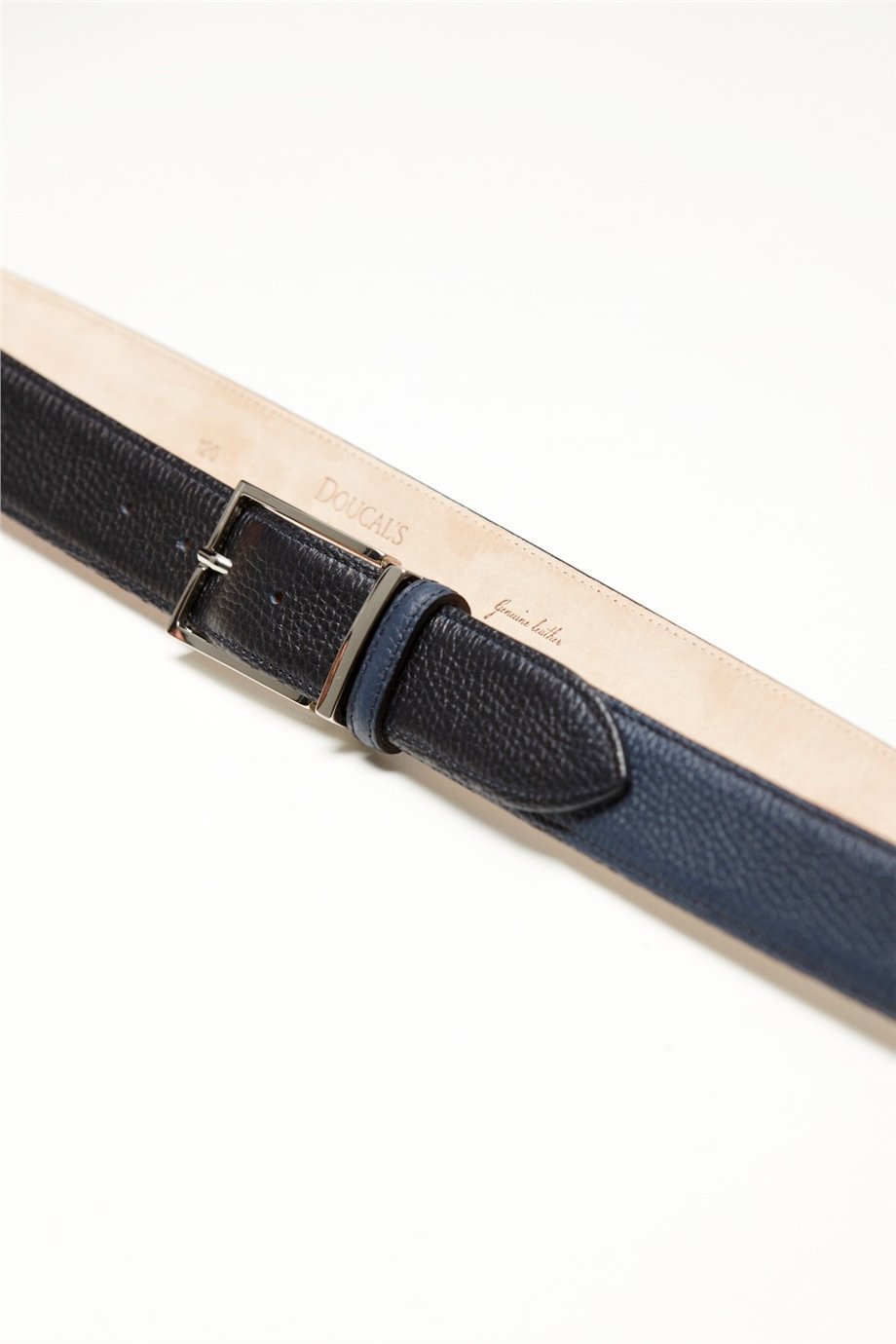 Koyu Mavi Erkek Deri Kemer