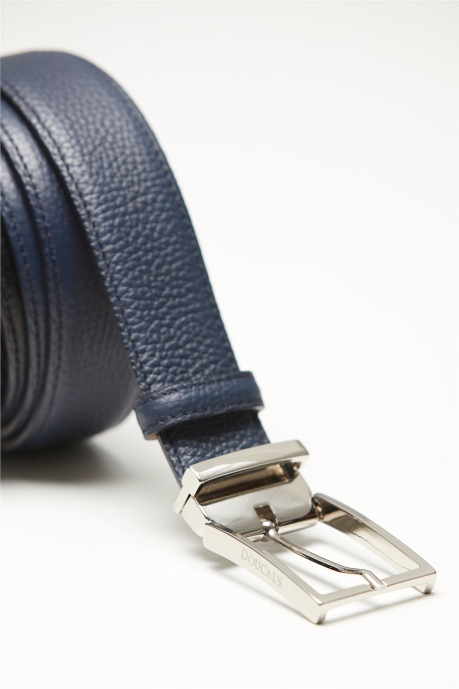 Koyu Mavi Erkek Deri Kemer - Image 2