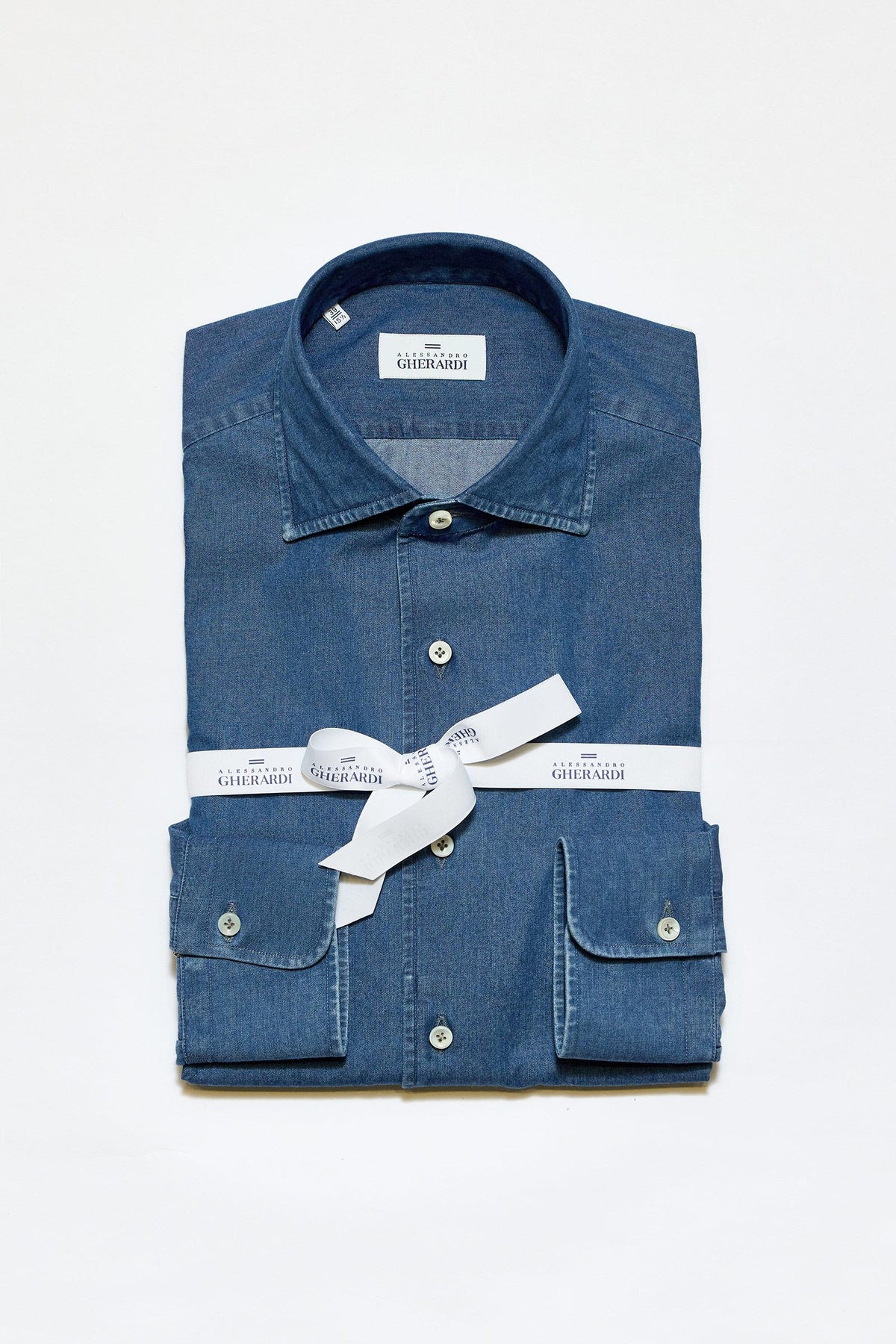 Koyu Mavi One-Piece Denim Gömlek