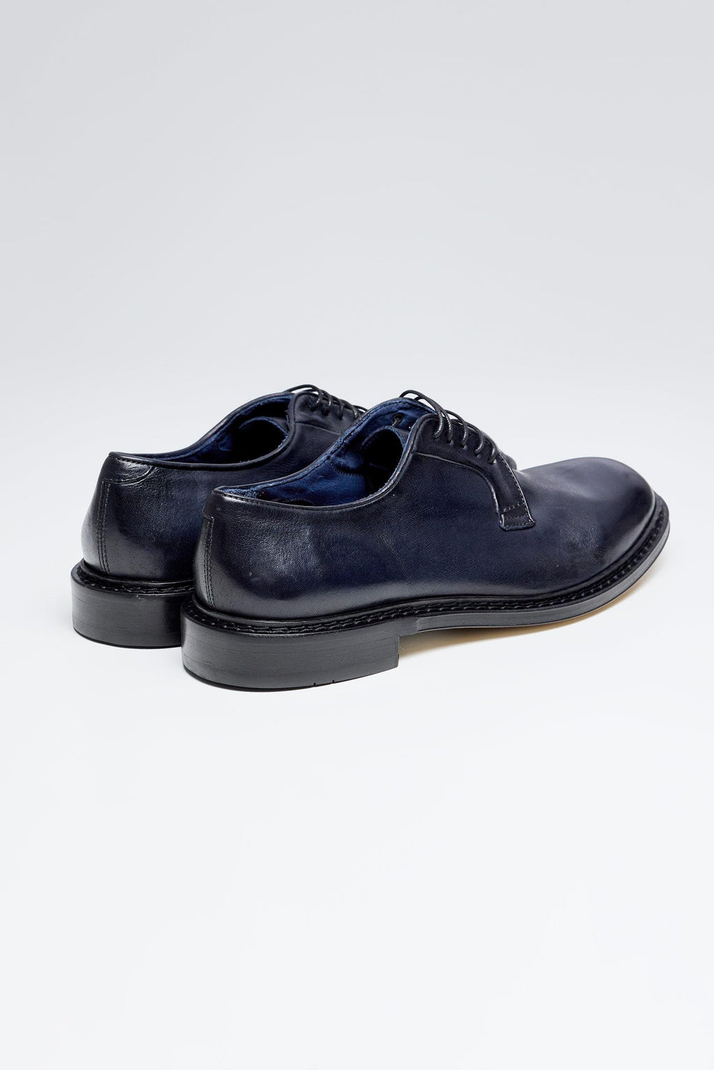 Lacivert Bağcıklı Deri Ayakkabı - Image 4