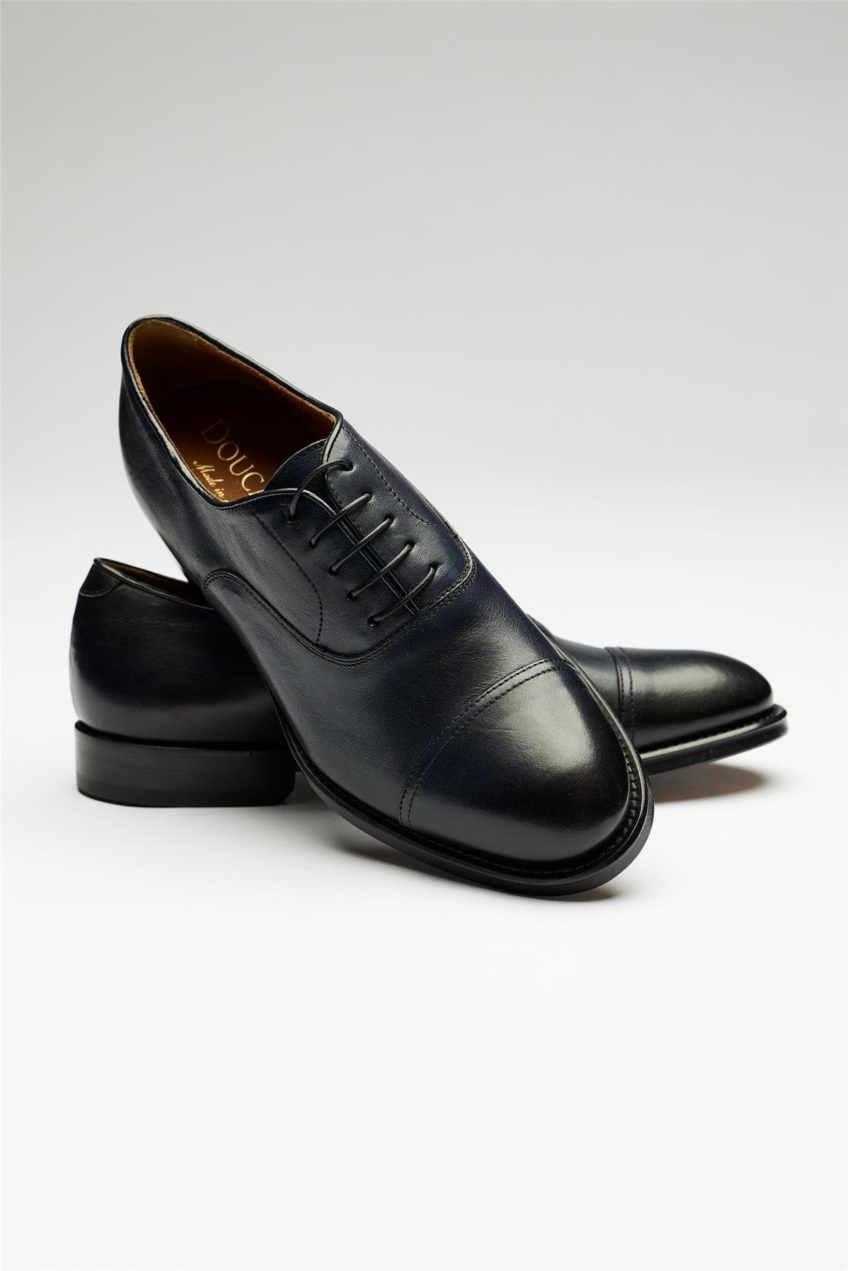 Lacivert Bağcıklı Klasik Deri Ayakkabı - Image 2