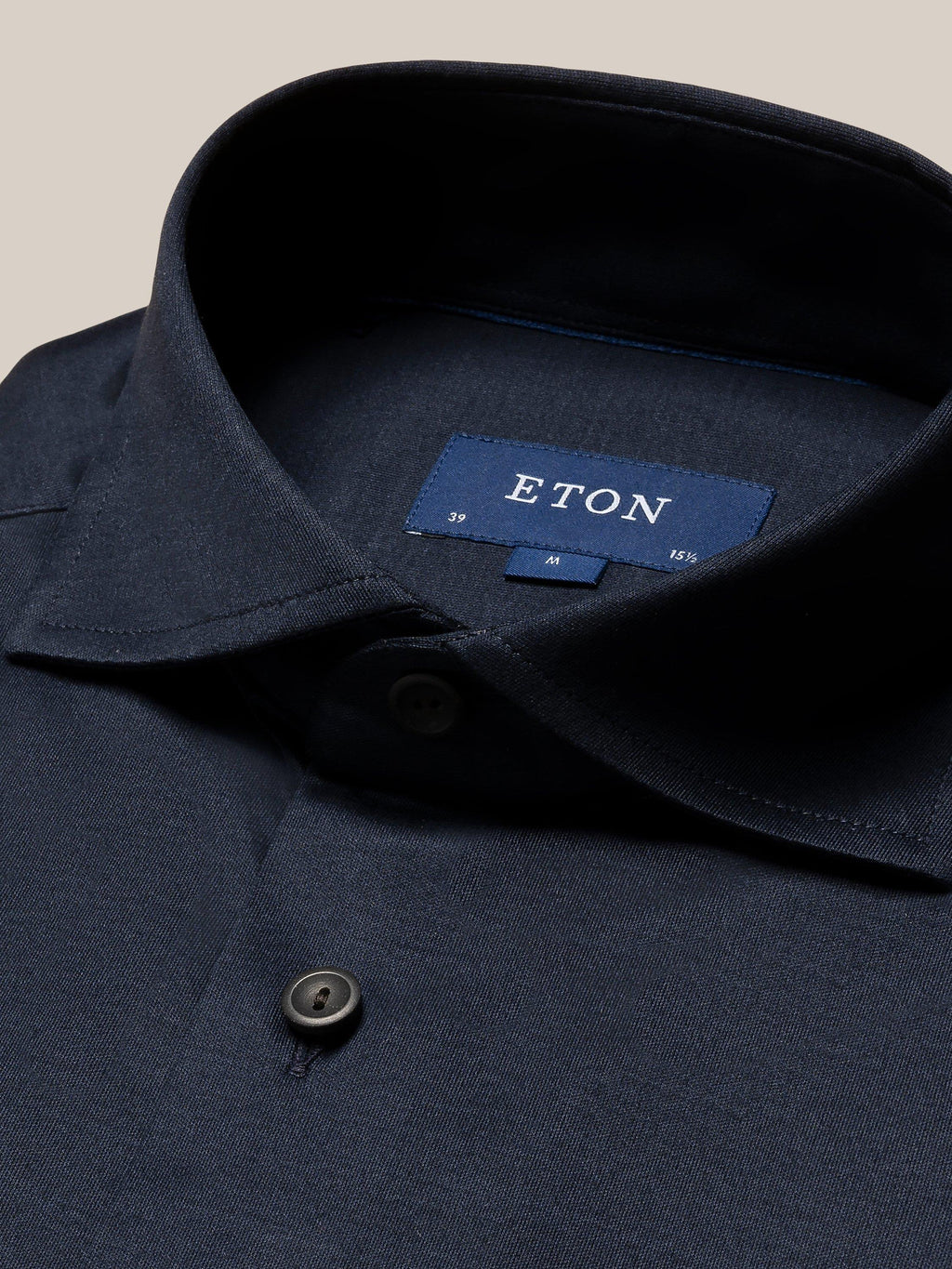 Lacivert Comfort Filo Di Scozia Jersey Gömlek - Image 2