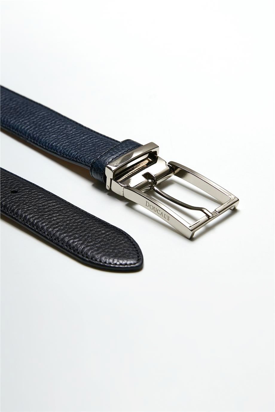 Lacivert Deri Erkek Kemer - Image 2