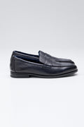 Lacivert Deri Penny Loafer - Image 1