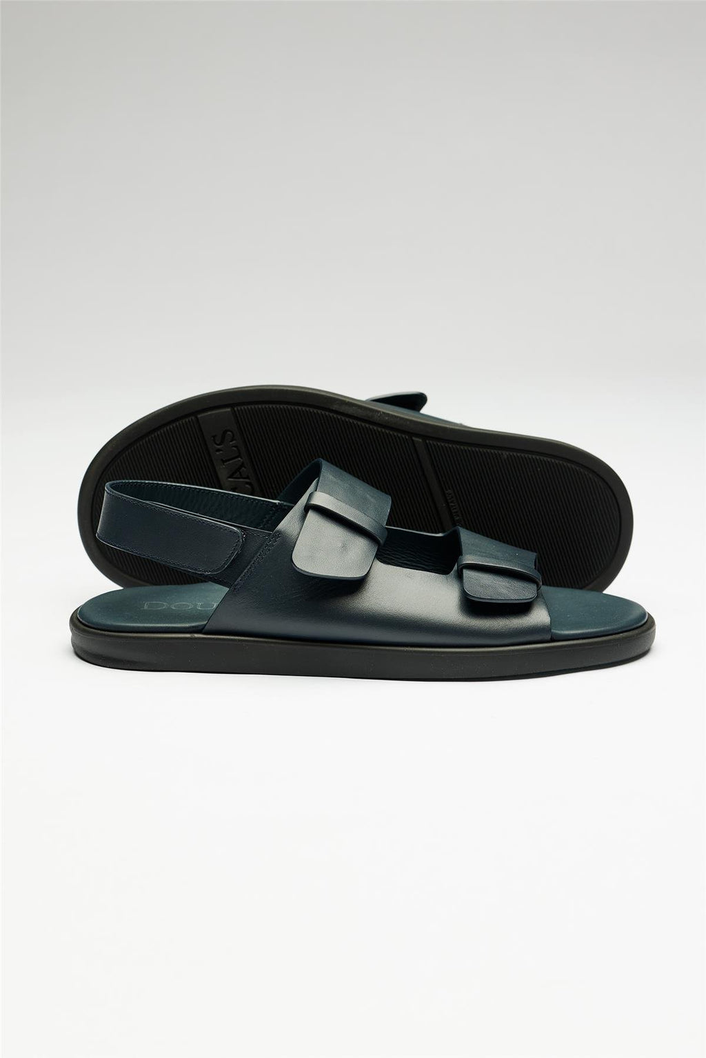 Lacivert Deri Sandalet - Image 3