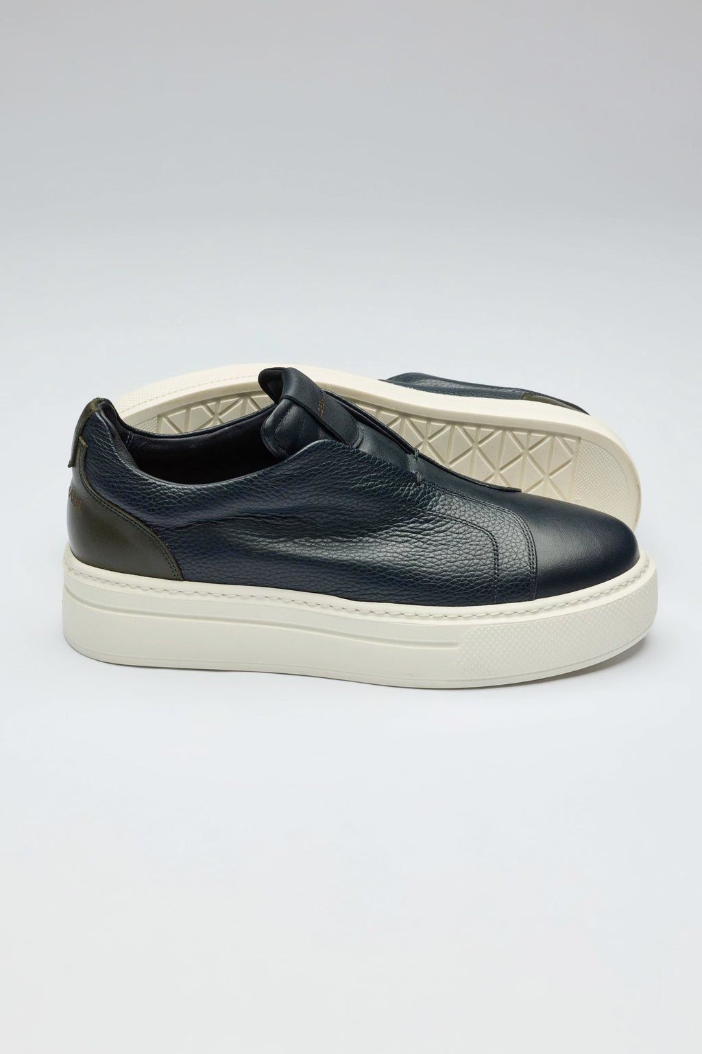Lacivert Deri Sneaker - Image 2