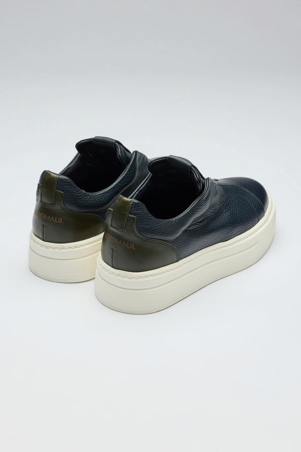 Lacivert Deri Sneaker - Image 5