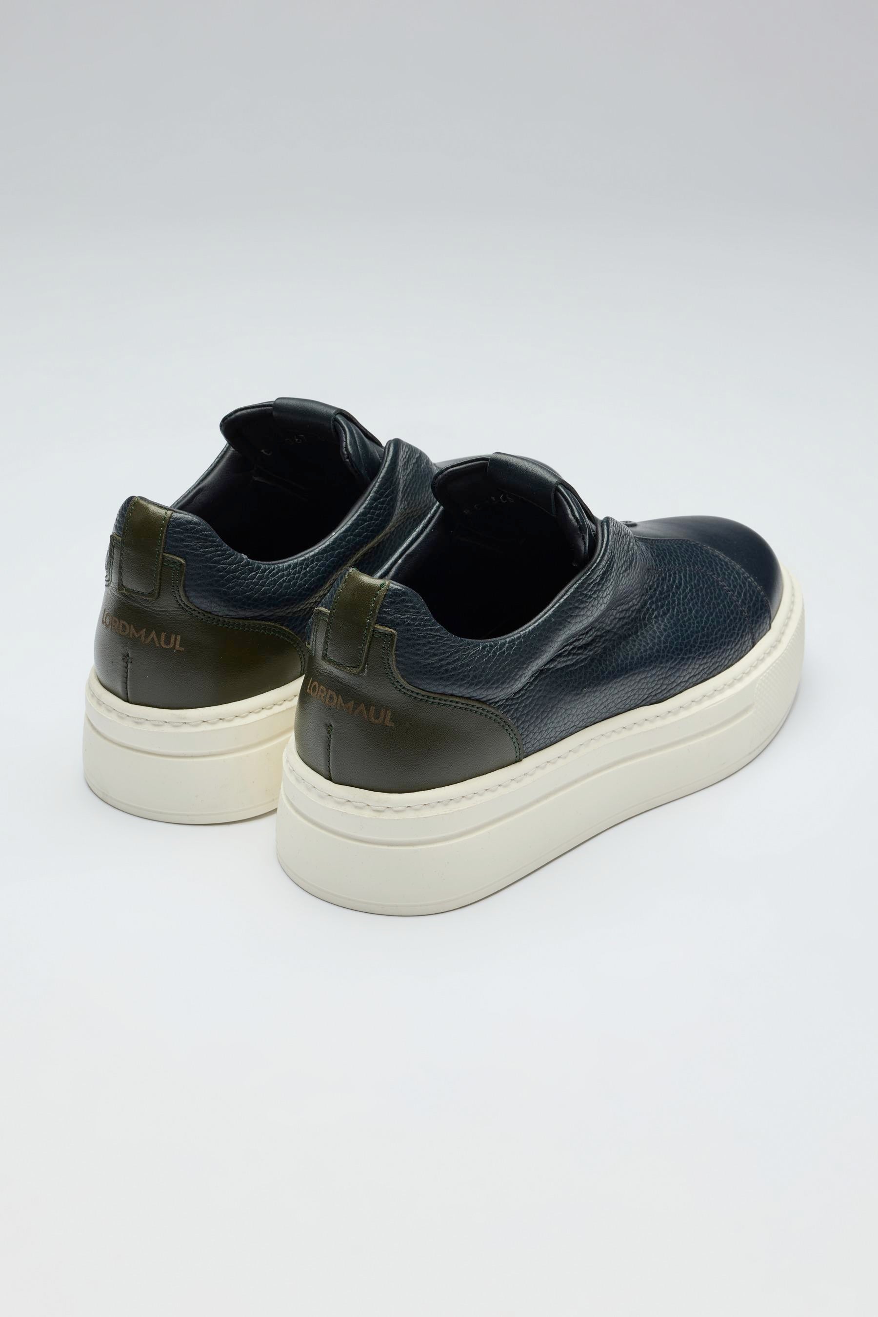 Lacivert Deri Sneaker - Image 5