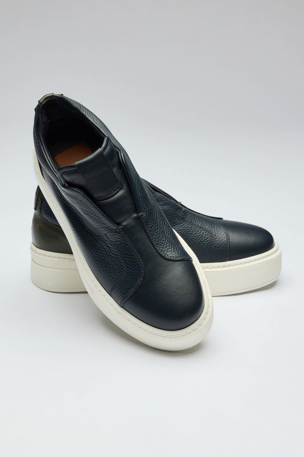 Lacivert Deri Sneaker - Image 3