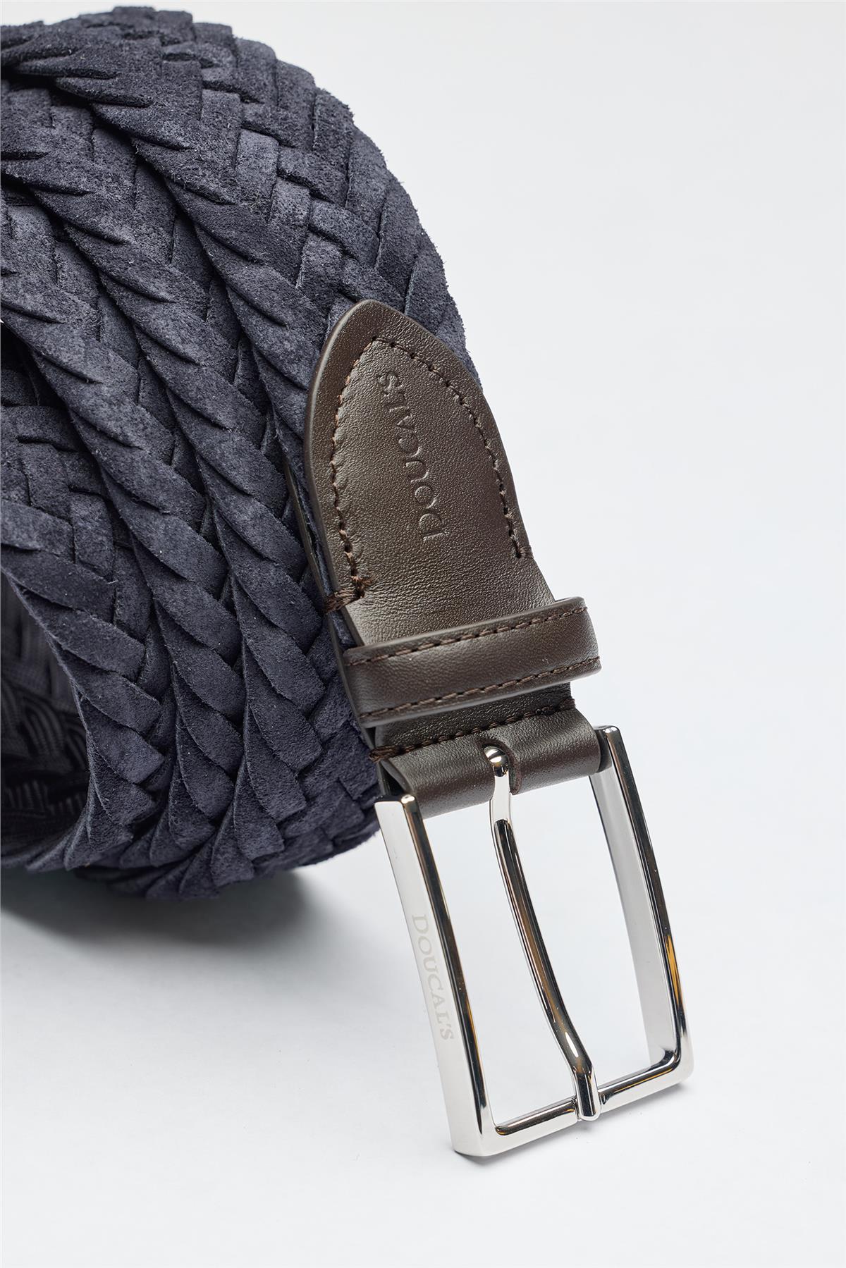 Lacivert Örgü Süed Kemer - Image 2