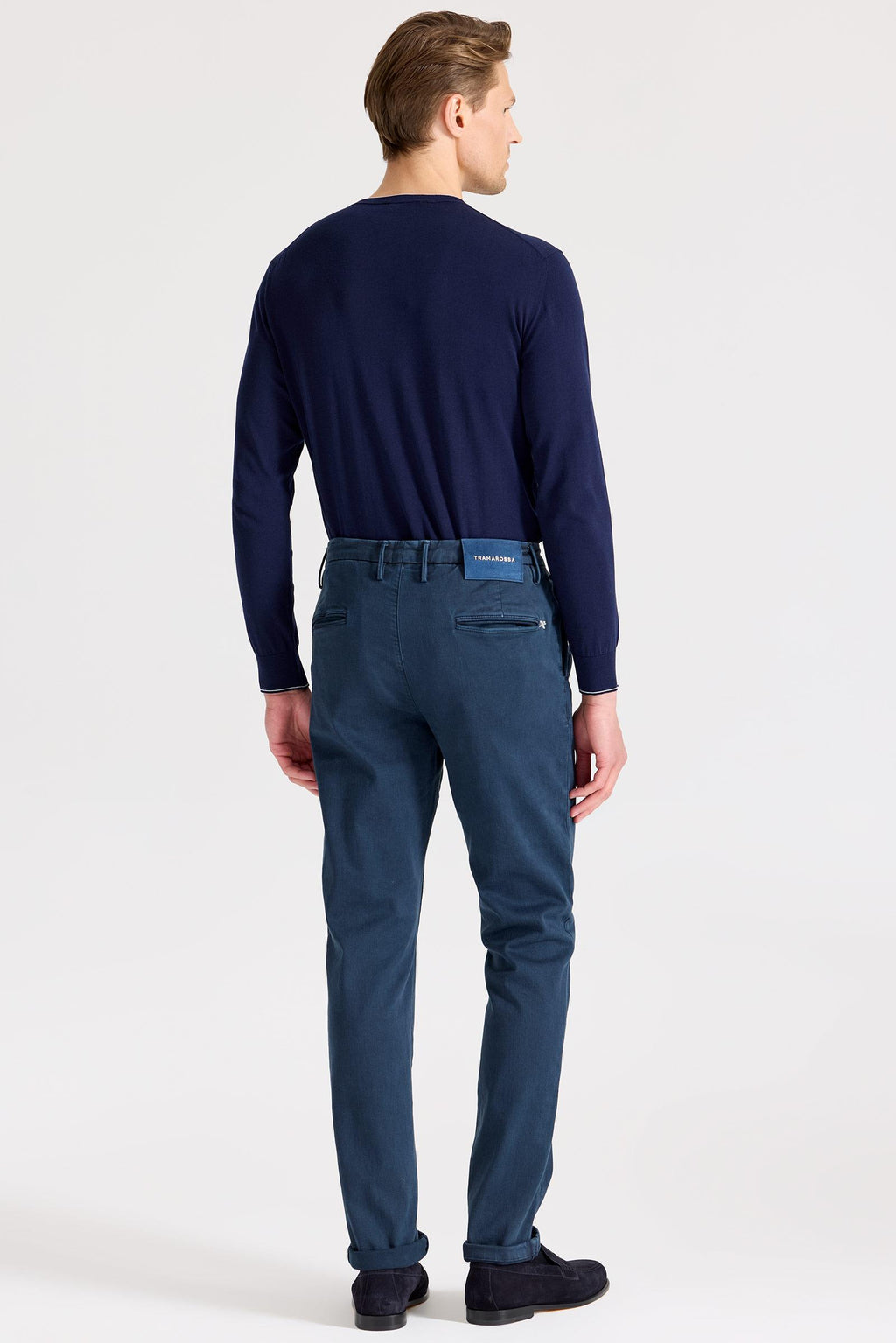 Lacivert Pamuk Chino Pantolon - Image 2