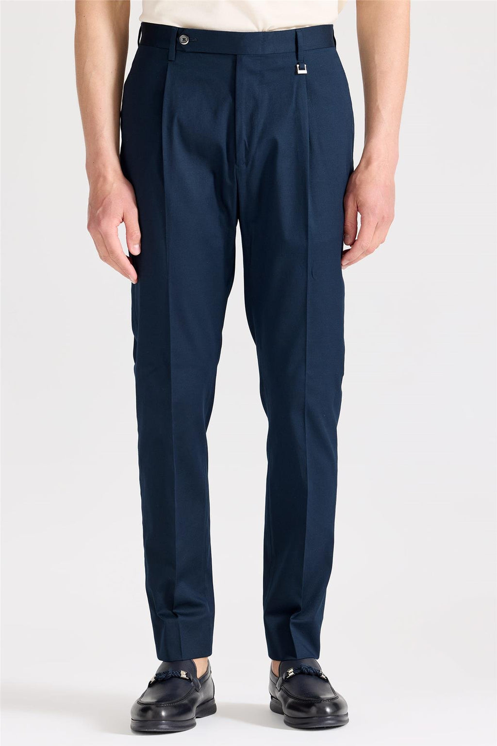 Lacivert Pamuk Pantolon