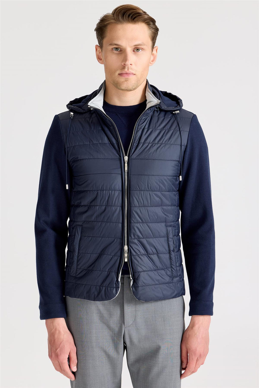 Lacivert Pamuk Spor Mont - Image 5