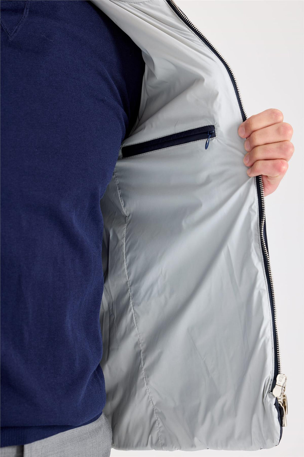 Lacivert Pamuk Spor Mont - Image 3