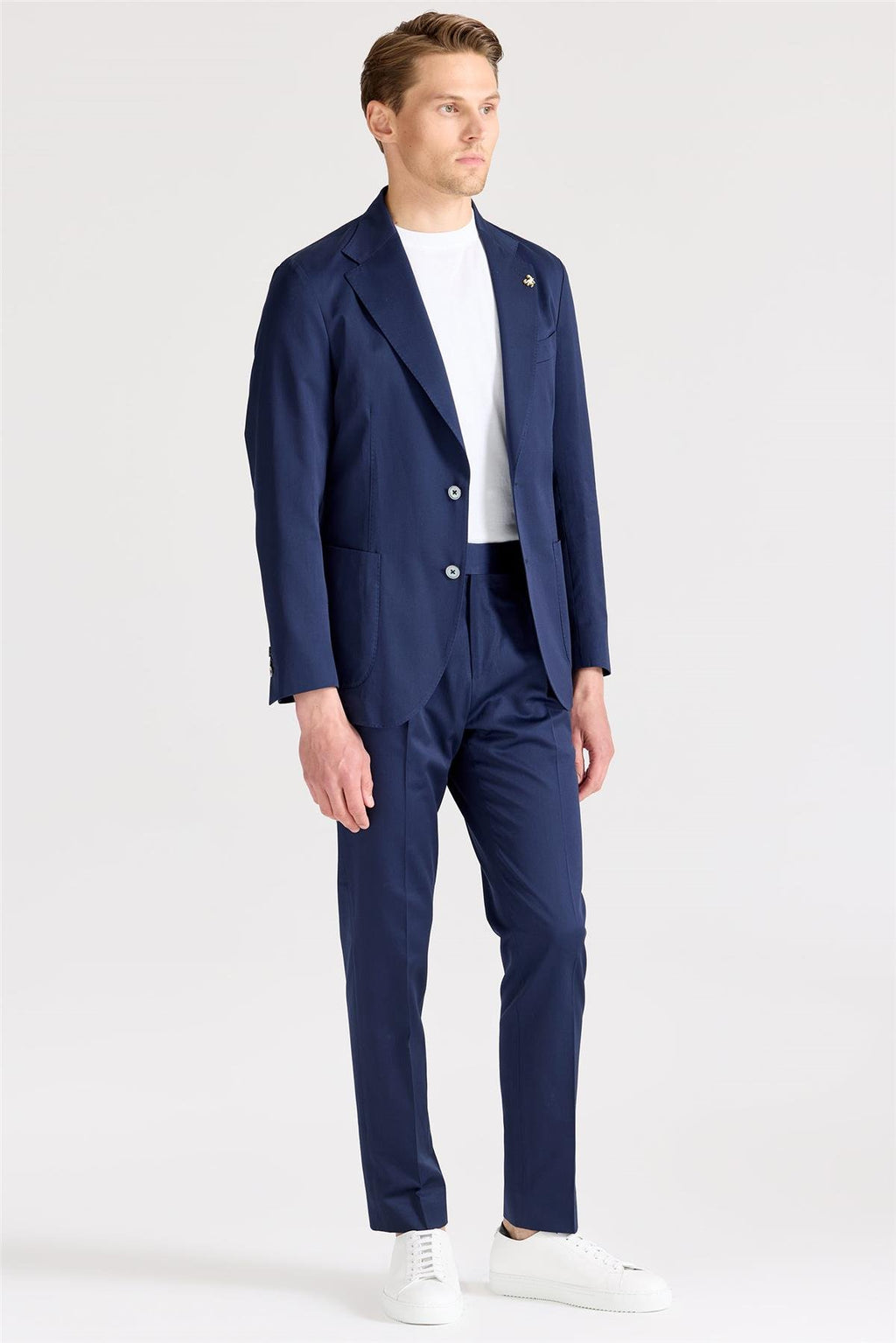 Lacivert Pamuk Takım Elbise - Image 4