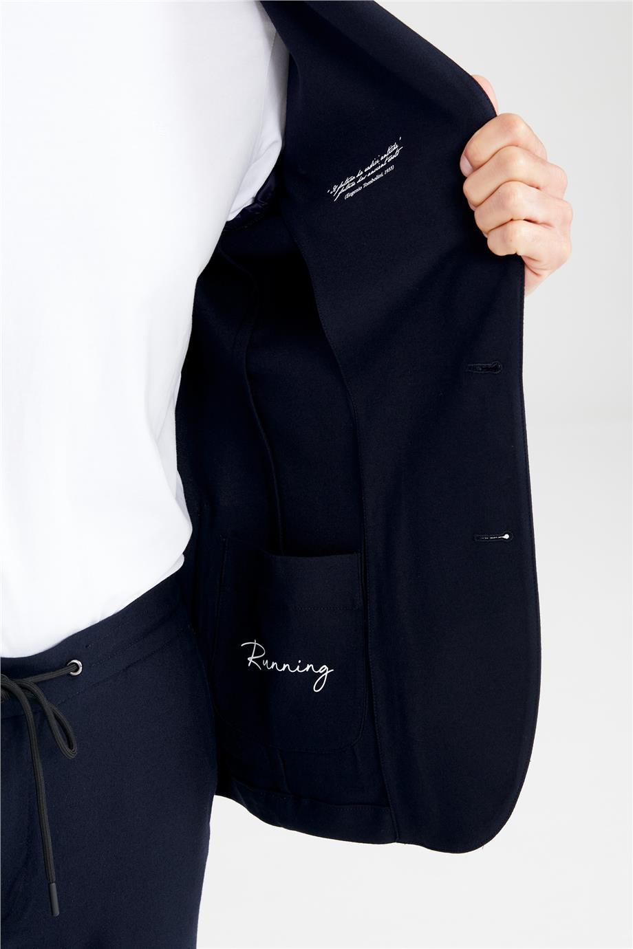 Lacivert Running Spor Takım Elbise