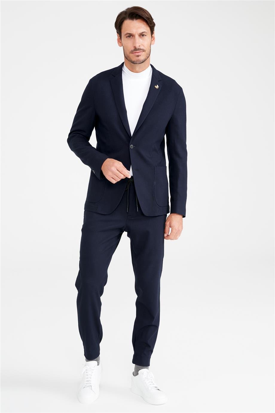 Lacivert Running Spor Takım Elbise