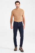 Lacivert Soft Denim Pantolon - Image 1