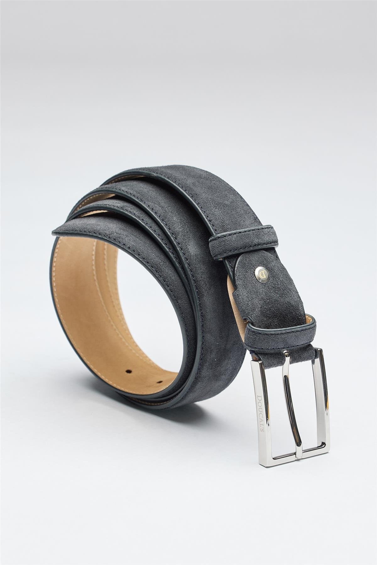 Lacivert Süed Kemer