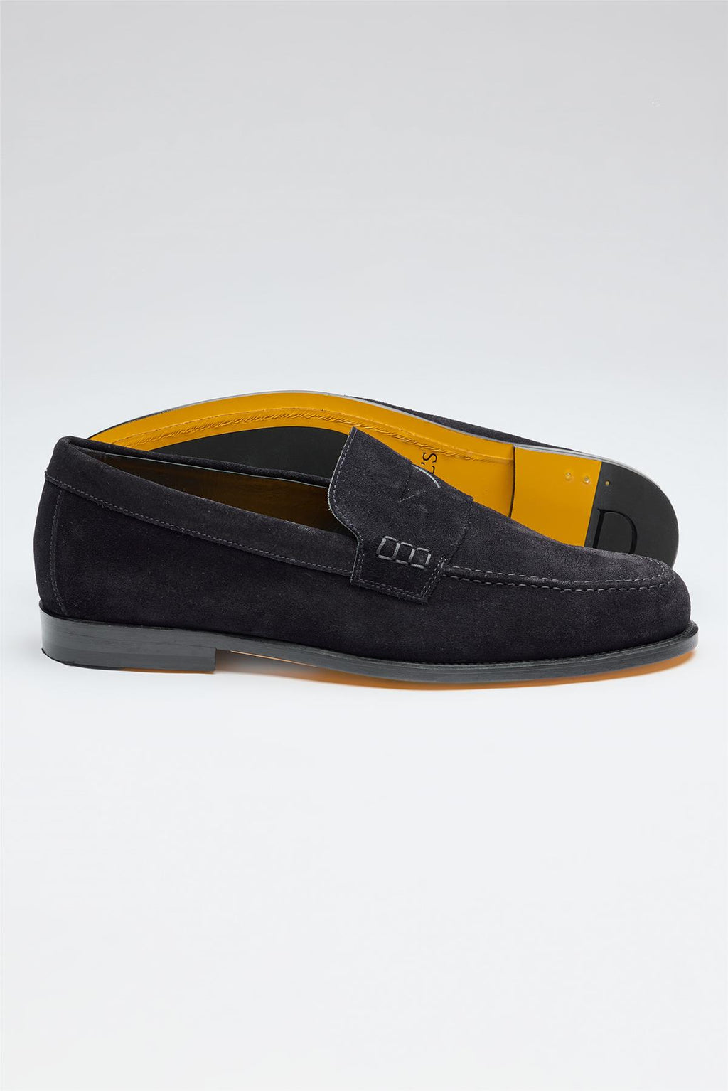 Lacivert Süed Penny Loafer - 4