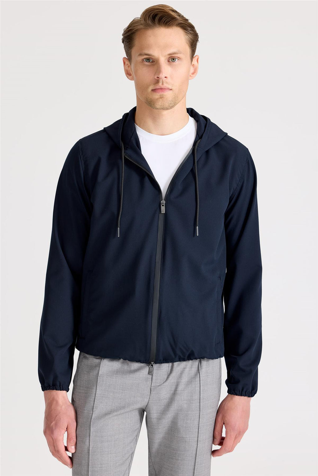 Lacivert Teknik Hoody - 3