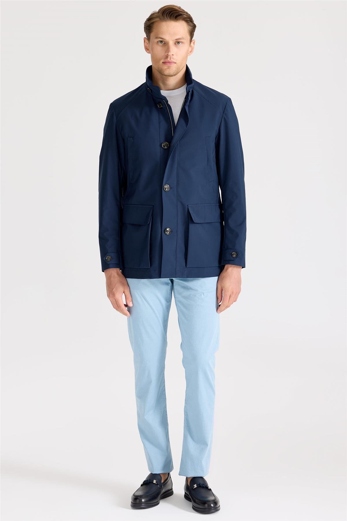 Lacivert Teknik Mont - Image 1