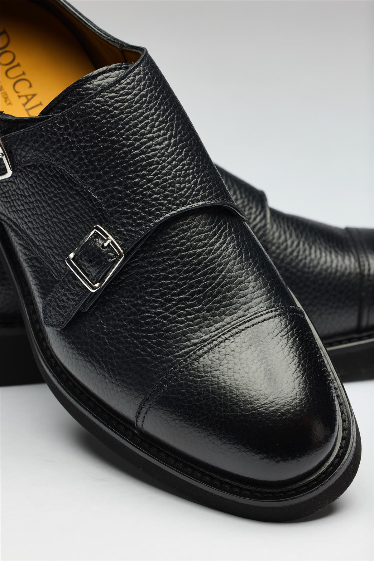 Lacivert Tokalı Deri Ayakkabı - Image 3