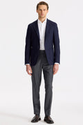 Lacivert Yün Blazer - Image 1