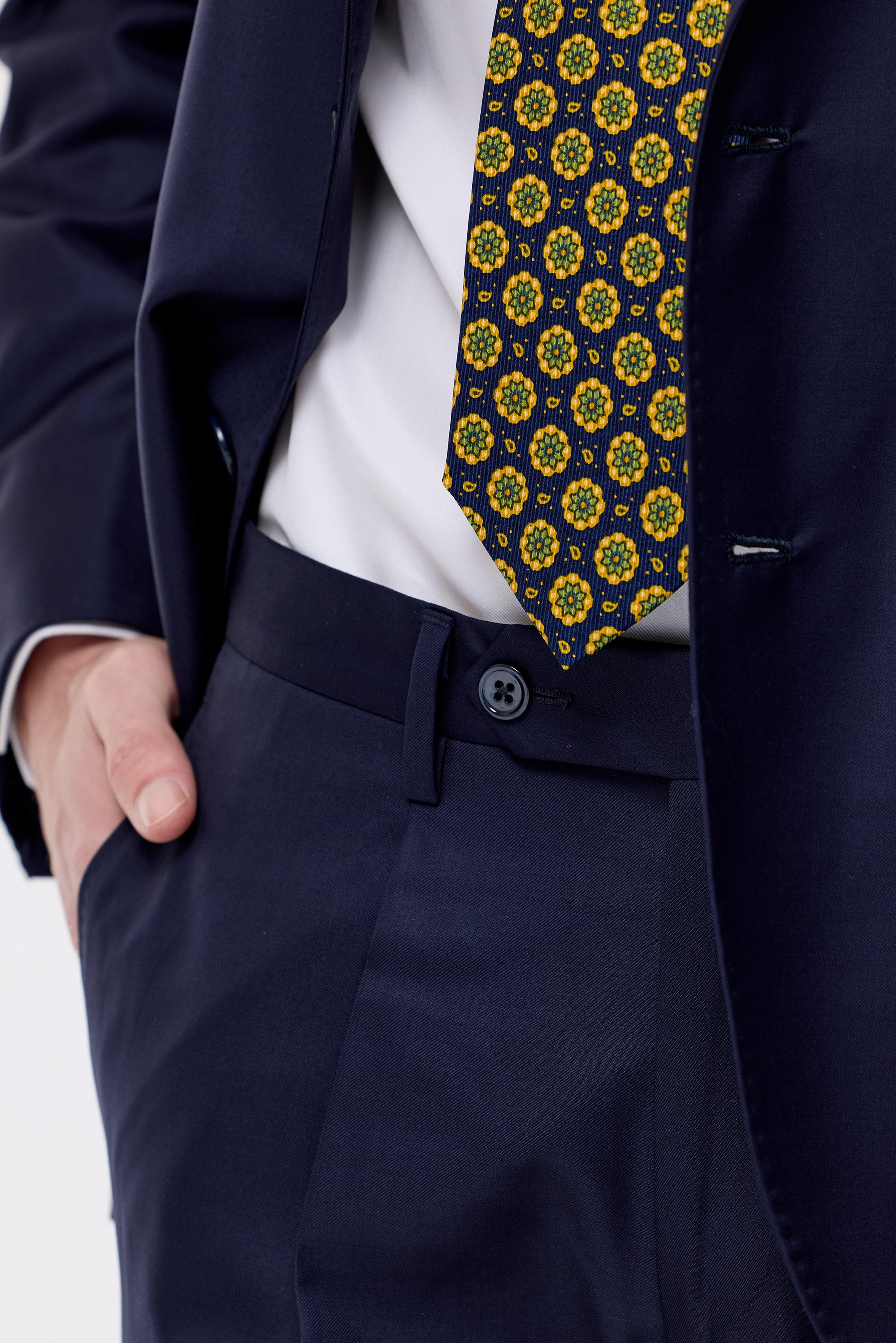 Lacivert Yün Kaşmir Takım Elbise - Image 5