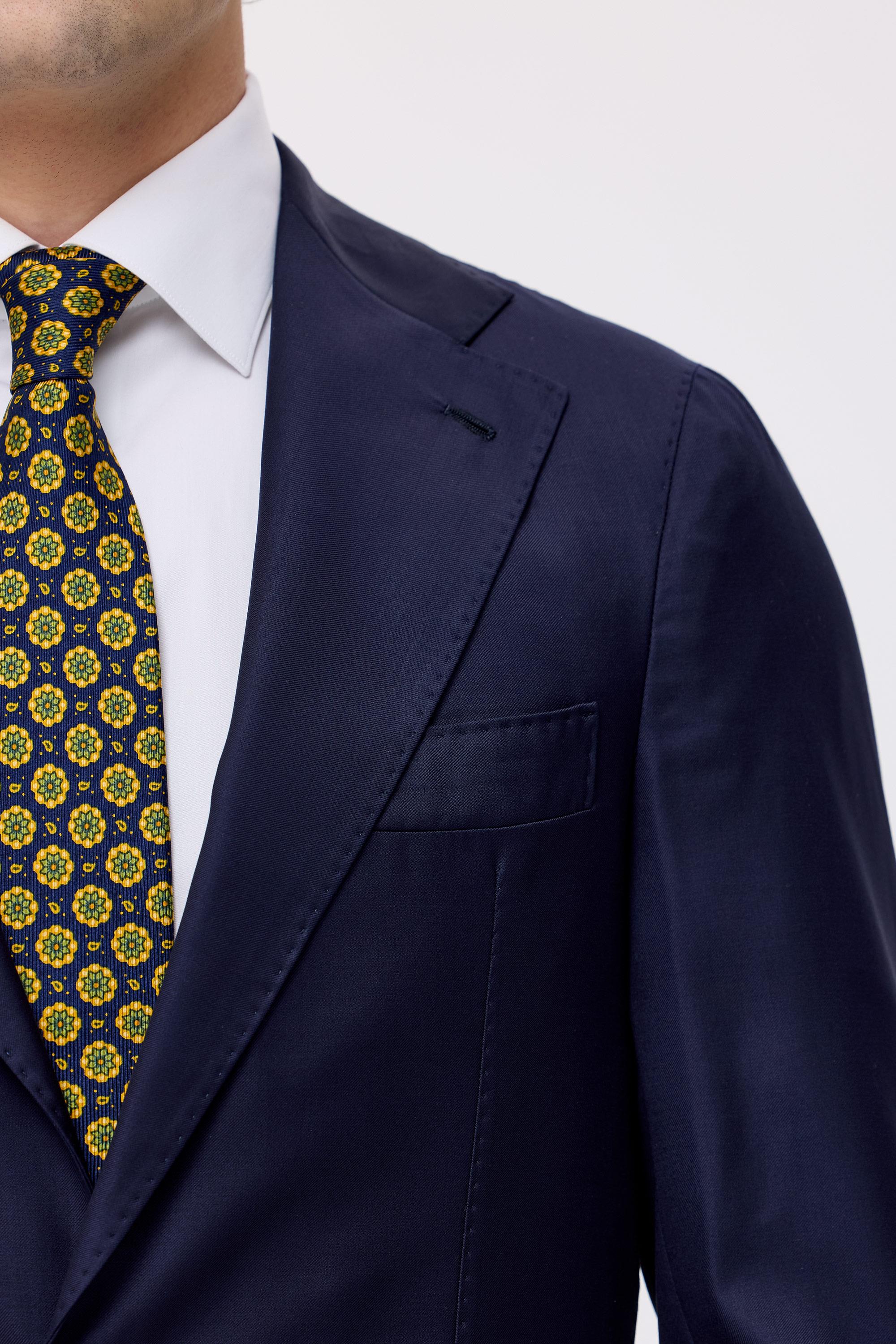 Lacivert Yün Kaşmir Takım Elbise - Image 3