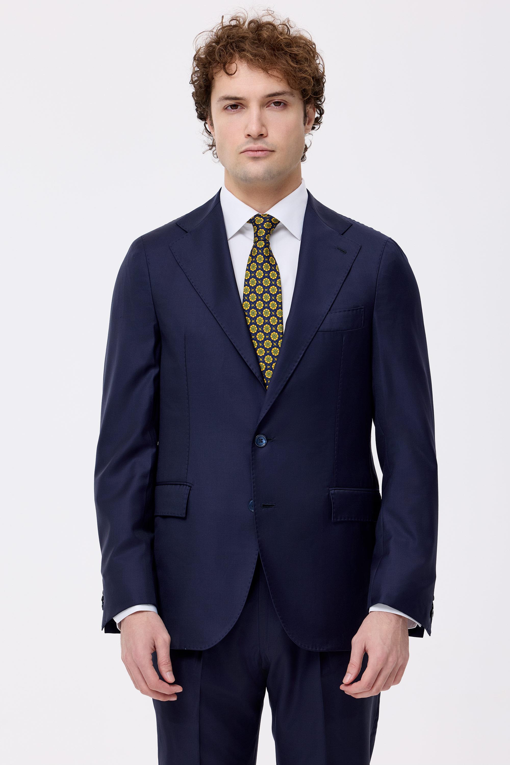 Lacivert Yün Kaşmir Takım Elbise - Image 2