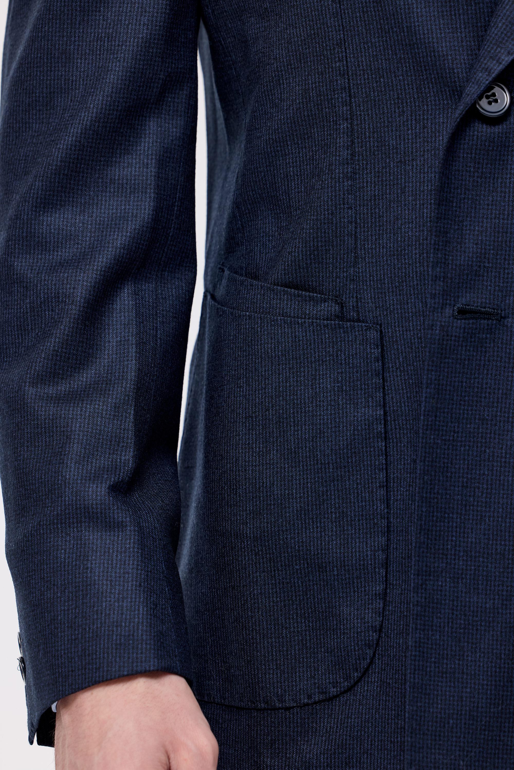 Lacivert Yün Kruvaze Takım Elbise - Image 3