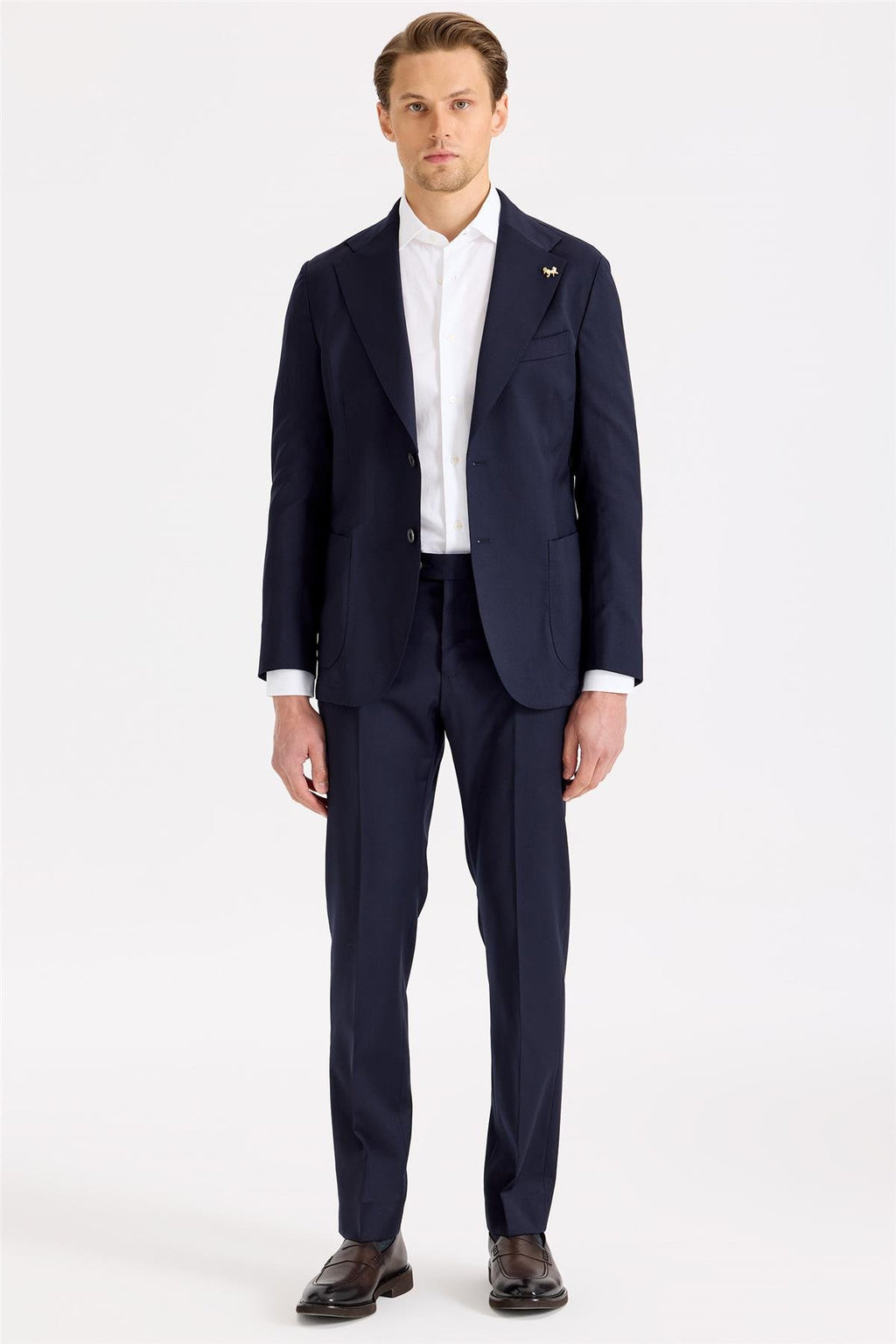 Lacivert Yün Takım Elbise - Image 1