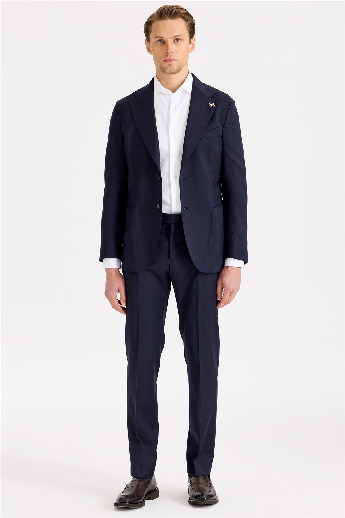 Lacivert Yün Takım Elbise - Image 1