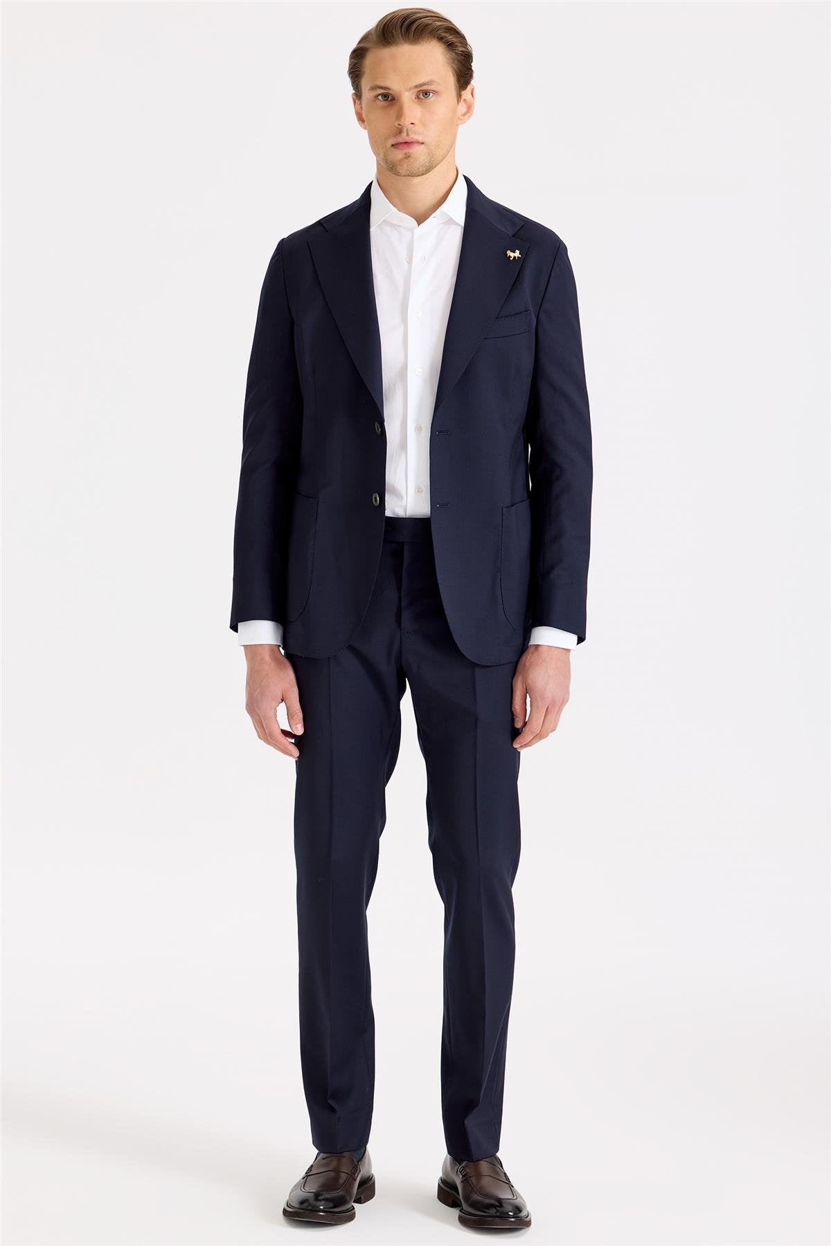 Lacivert Yün Takım Elbise - Image 3