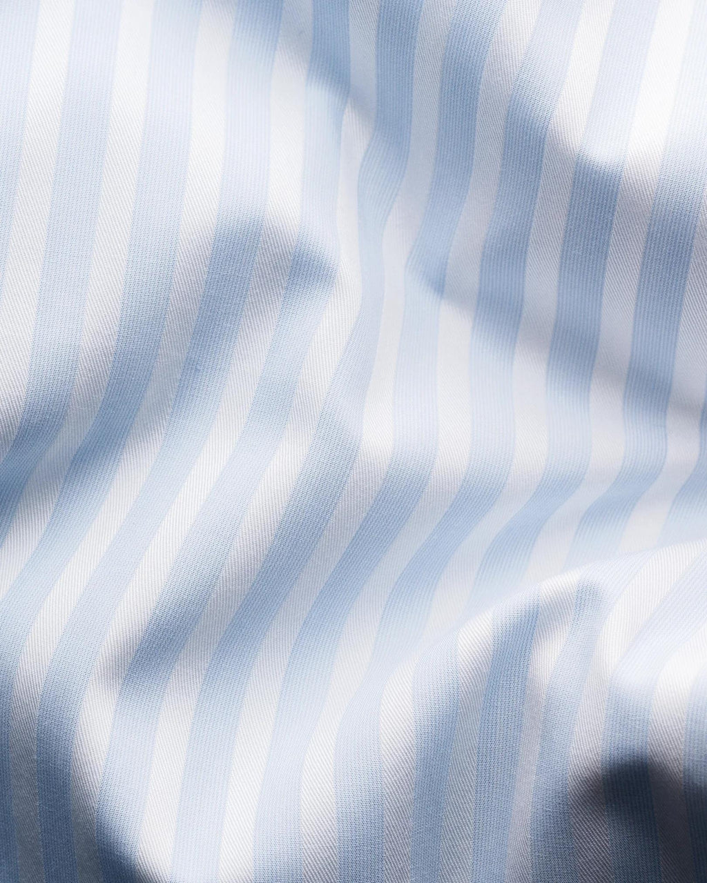 Mavi Beyaz Çizgili Elevated Pique Gömlek - Image 4