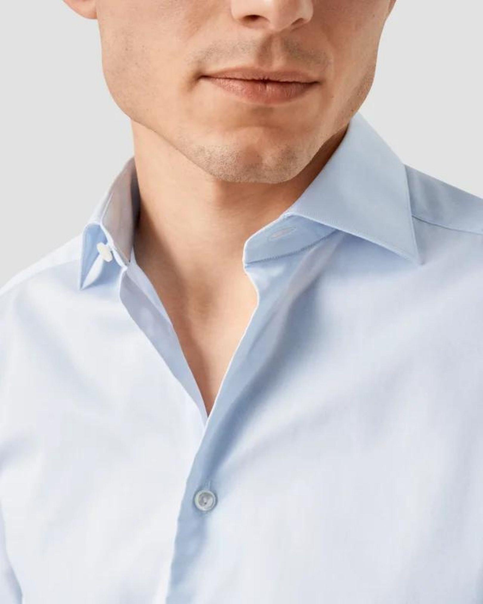 Mavi Comfort Kalıp Elevated Organik Pamuk Gömlek - Image 3